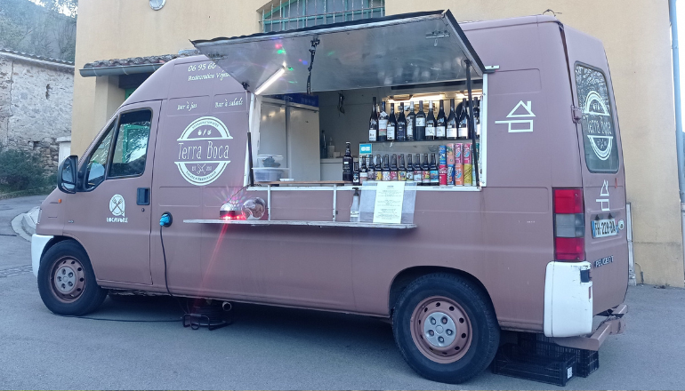 Le food-truck de Bruno Espagnol © DR.