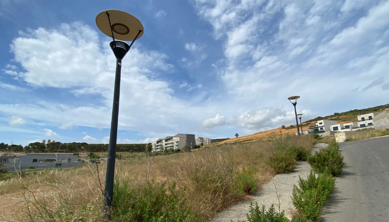 Les candélabres de la zone de La Coupe vont être changés © L'Echo du Languedoc.