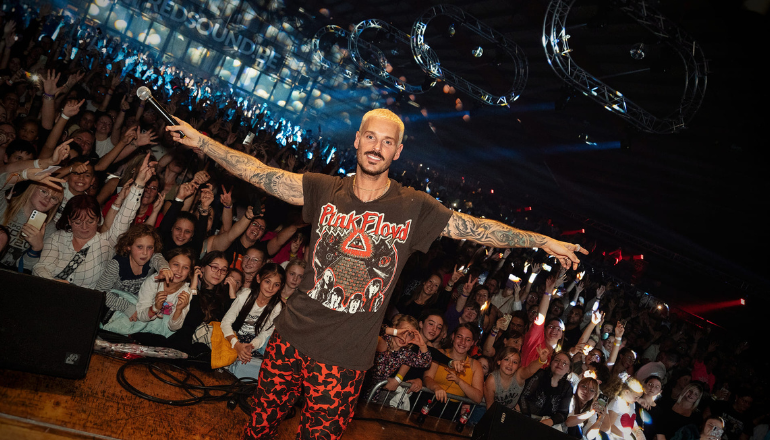 Matt Pokora lors d'une précédente tournée © Maxx Photography