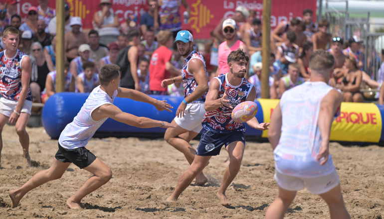Gruissan beach rugby © Office de tourisme de Gruissan.