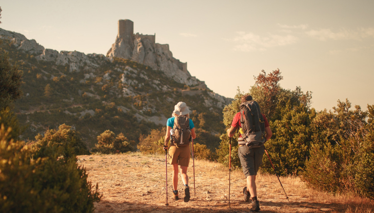 Le château de Quéribus © Vincent Photographie / Aude Tourisme